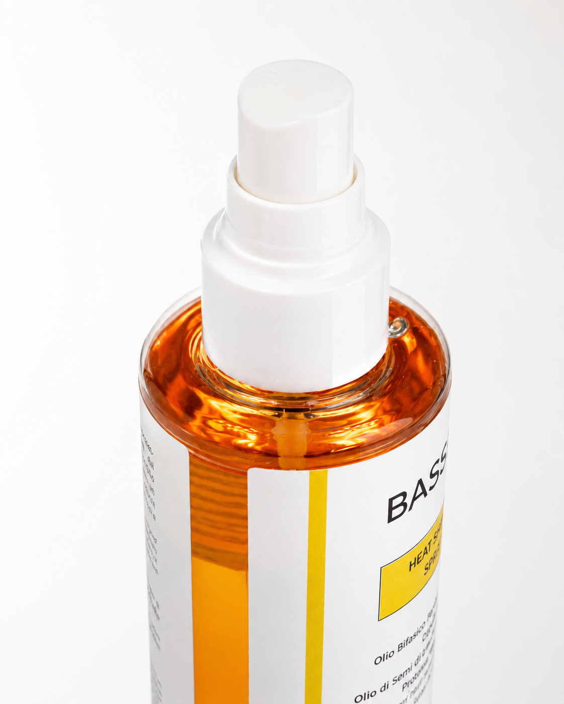 HEAT SHIELD SPRAY - Olio Bifasico Termoprotettore Capelli con Olio di Semi di Lino, Olio di Amla e Proteine Vegetali 200 ml