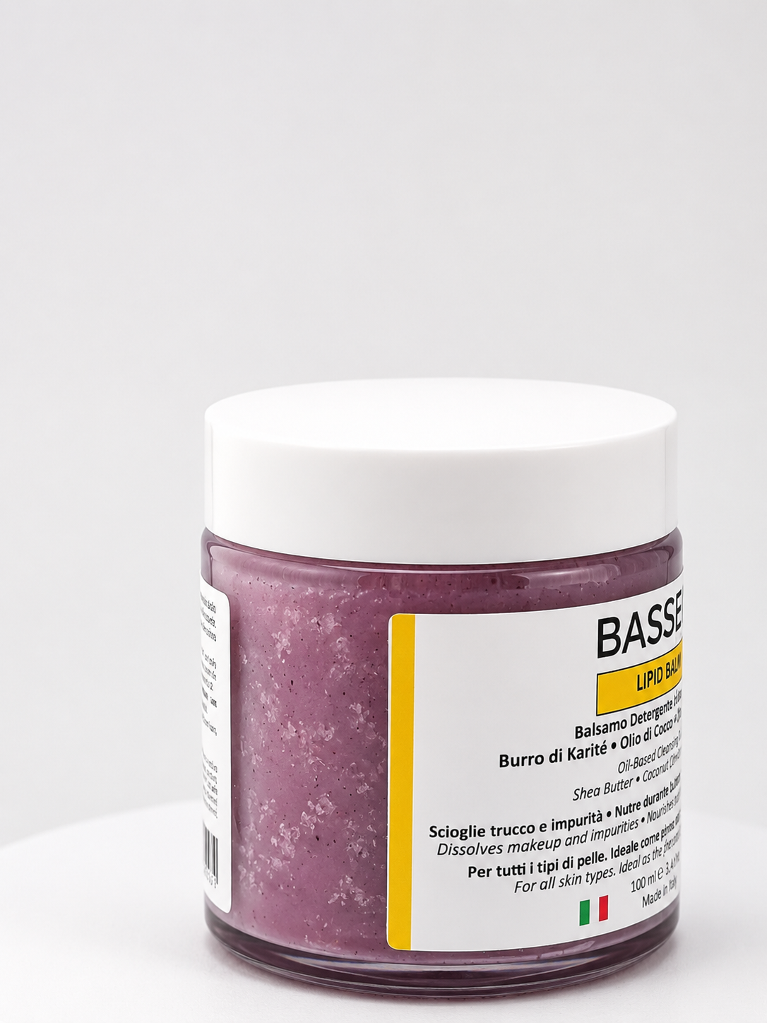 LIPID BALM - Balsamo Detergente a Base Oleosa con Burro di Karité, Olio di Cocco e Olio di Germe di Mais 100 ml