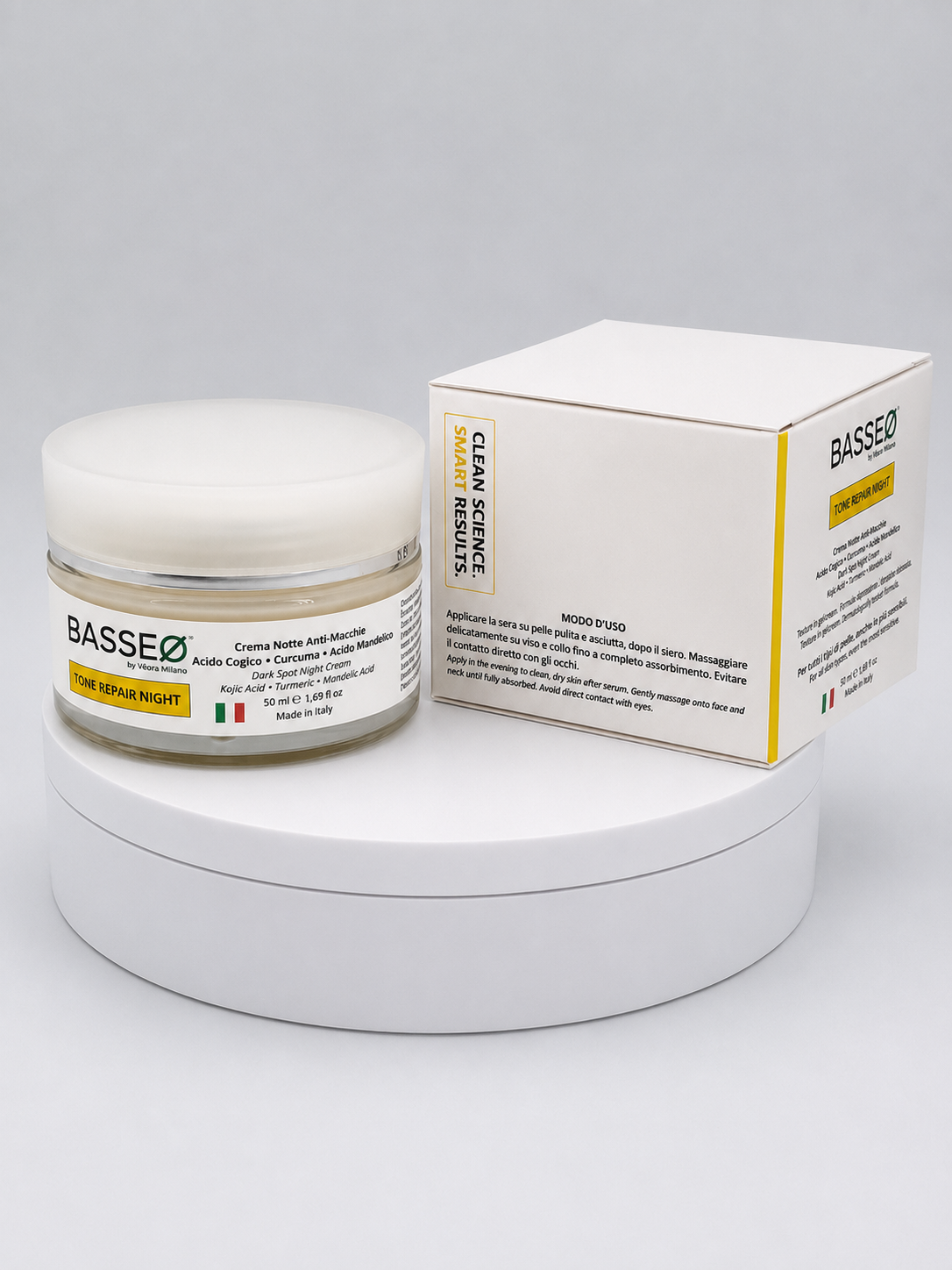 TONE REPAIR NIGHT - Crema Notte Anti-Macchie con Acido Cogico, Curcuma e Acido Mandelico  50ml